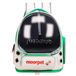 Рюкзак с Иллюминатором MoorPet Orbit Прозрачное Окошко Рюкзак Переноска для Котов 42×34×27 см Водоотталкивающий с Вентиляцией и Боковыми Карманами Для Кошек и Маленьких Собак до 8 кг MoorPet