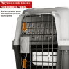 Контейнер для Авиа Перевозок Животных AirPet 50 IATA 50×33.5×34 см Переноска для Кошек и Собак до 11 кг с Двухфазным Креплением, Металлической Дверью, Замком и Кормушкой для Путешествий