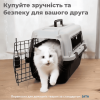 Контейнер для Авиа Перевозок Животных AirPet 50 IATA 50×33.5×34 см Переноска для Кошек и Собак до 11 кг с Двухфазным Креплением, Металлической Дверью, Замком и Кормушкой для Путешествий