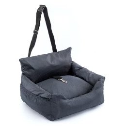 Автомобильное Кресло Переноска для Собак 2в1 Oxford Relax 55×50×35 см Водонепроницаемое в Машину Якорная Система Безопасности с Карабином и Ремешком для Путешествий с Животными