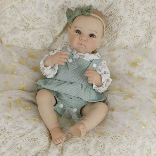 Коллекционная Силиконовая Кукла Реборн Reborn Анатомическая Девочка Пупс Стелла (Виниловая Кукла Молд Бетти) 50 см Reborn Dolls