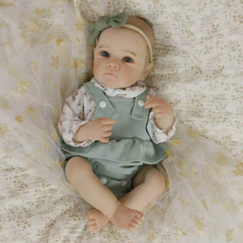 Коллекционная Силиконовая Кукла Реборн Reborn Анатомическая Девочка Пупс Стелла (Виниловая Кукла Молд Бетти) 50 см Reborn Dolls