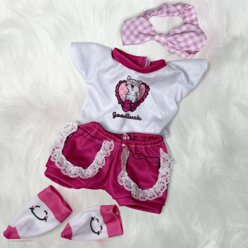 Костюм для Кукол и Пупсов 26–40 см Paola Reina Antonio Juan Baby Born Reborn – Стильный Комплект с Шортами, Повязкой и Носочками Reborn Dolls