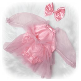 Эксклюзивное Платье для Кукол Реборн 40–50 см Antonio Juan Paola Reina Baby Born Праздничный Наряд для Испанских Кукол и Пупсов с Пышной Фатиновой Юбкой и Повязкой Reborn Dolls