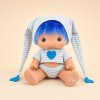Испанская Виниловая Кукла Мальчик Marina & Pau (Марина Пау) Piu Ecolors Hilo 25 см Коллекционная Кукла-Пупс с Голубыми Цветными Волосами и Авторским Лицом