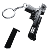 Металевий Брелок Desert Eagle Black (Чорний) 66 мм 1:4 Розбірний Тактичний Міні Пістолет із Рухомим Затвором, Знімним Магазином, Рухомим Курок та Гравіюванням Колекційний Сувенір-брелок для Ключів