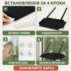 Портативный Кошачий Гамак на Окно 50×31 см Черный Оконная Лежанка для Кота на Присосках до 10 кг