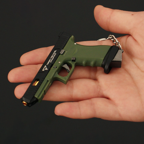 Тактичний Брелок Глок Glock TTI G34 Combat Master 75 мм Розбірний Металевий Сувенір Міні Пістолет із Магазином і Патроном Колекційна Модель Alloy Empire