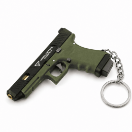 Тактический Брелок Глок Glock TTI G34 Combat Master 75 мм Разборный Металлический Сувенир Мини Пистолет с Магазином и Патроном Коллекционная Модель Alloy Empire