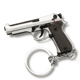 Тактический Брелок Beretta M92 55 мм Металлический Сувенир Пистолет Берета с Кольцом для Ключей Разборный Мини Пистолет на Подарок Коллекционеру Alloy Empire