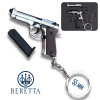 Тактический Брелок Beretta M92 55 мм Металлический Сувенир Пистолет Берета с Кольцом для Ключей Разборный Мини Пистолет на Подарок Коллекционеру