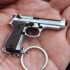 Тактичний Брелок Beretta M92 55 мм Металевий Сувенірний Пістолет Beretta з Кільцем для Ключів Розбірний Міні Пістолет на Подарунок Колекціонеру