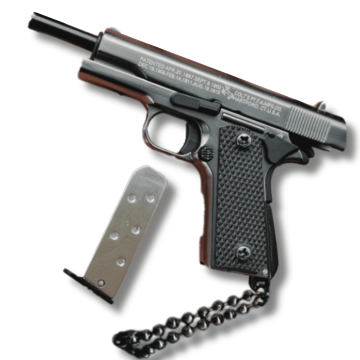 Металлический Брелок Мини Пистолет Colt 1911 Rifle 75 мм Разборный Тактический Сувенир Коллекционная Миниатюра Кольта для Ключей и Подарка