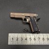 Тактичний Брелок Пістолет Kimber 1911 (Кімбер 1911) Металевий Розбірний 76 мм з Ланцюжком і Патроном Колекційний Сувенір на Подарунок Чоловікові