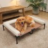 Большой Лежак для Собаки ChongFa XL 109×77×20 см Кровать на Ножках с Бортиками Переносной Гамак Шезлонг до 45 кг для Дома Дачи и Вольера