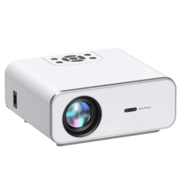Портативный Переносной Мини LED Проектор Cheerlux C12 на Android 13.0 с Картинкой Full HD 1080P 8000 Lumen Домашний Кинотеатр с WIFI + Netflix + Bluetooth + Screen Mirroring