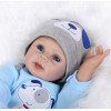 Силіконова Колекційна Лялька Реборн Reborn Хлопчик Гаррі (Вінілова Лялька) Висота 55 см