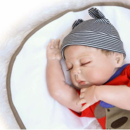 Силиконовая Коллекционная Кукла Реборн Reborn Мальчик Кирюша ( Виниловая Кукла ) Высота 57 см