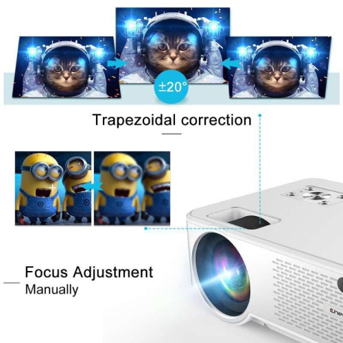 Портативный WIFI Мини LED проектор 2800 Lumen с Динамиком + TV тюнер Cheerlux C9 Cheerlux