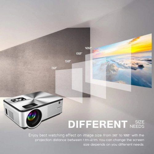 Портативный WIFI Мини LED проектор 2800 Lumen с Динамиком + TV тюнер Cheerlux C9 Cheerlux