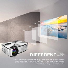 Портативный Мини LED проектор 2800 Lumen с Динамиком + TV тюнер Cheerlux C9