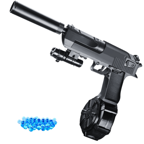 Детский Игрушечный Пистолет на Орбизах Desert Eagle с Функцией BlowBack + 3 Обоймы и Обвесы BB Для Детей и Подростков BB