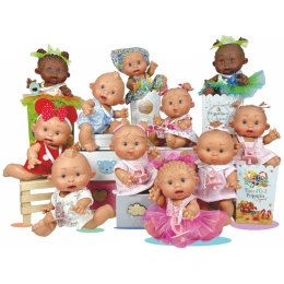 Ванильный Пупс Nines d`Onil Испанская Кукла в Стакане Pepote Mini 21 см  Nines d'Onil