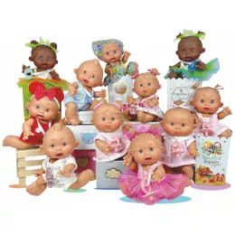 Ванильный Пупс Nines d`Onil Испанская Кукла в Стакане Pepote Mini 21 см  Nines d'Onil