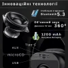 Детская Беспроводная Мини Караоке Система на Два Микрофона Переносная Портативна Блютуз Колонка c LED Подсветкой V11 Розовая