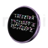 Электронный Е-значок с Подсветкой CyberBadge E87 Фиолетовый — Цифровой LED Бейдж с HD Экраном 64MB, Bluetooth и Приложением, Программируемый Аниме Пин с Поддержкой GIF, Фото и Видео, Светодиодный Значок для Косплея и Аниме Фанатов